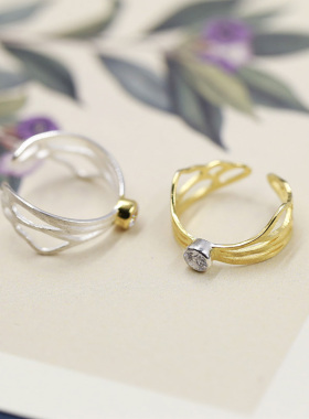 蝴蝶沧海丨镂空翅膀纯银戒指