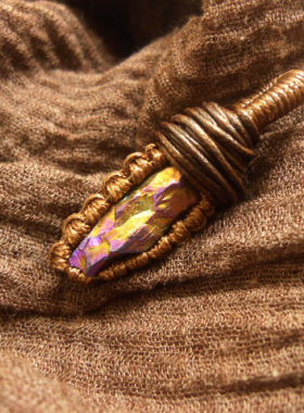 天然原石水晶手工编织