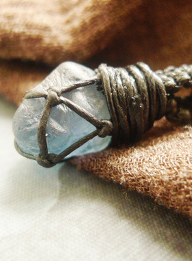 天然原石水晶手工编织