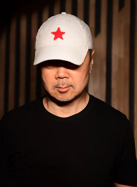 崔健演唱会同款五角红星鸭舌帽子