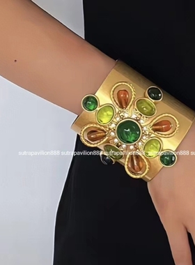 其他欧美女黄铜时尚彩琉璃