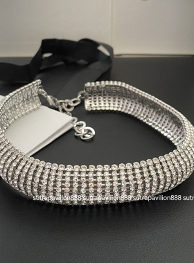 欧美新款轻奢满钻个性走秀