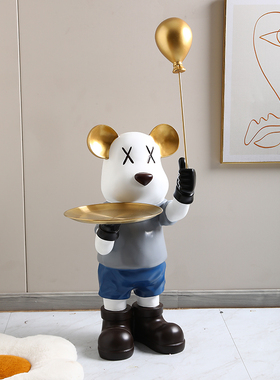 沃高树脂储存中式落地摆件实用