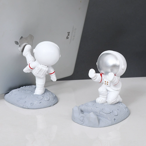 Настольный космонавт, космический милый держатель для телефона, подарок на день рождения