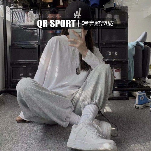 Nike耐克 男子AIR FORCE 1 经典纯白空军1号运动休闲鞋 - 图1