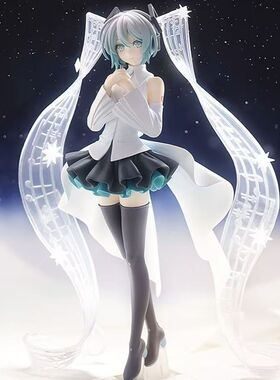 美少女初音手办坐姿车载桌面机箱周边摆件库洛米初音手办模型
