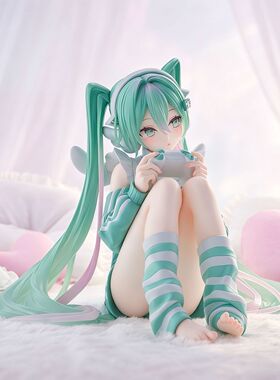 假日回忆游戏机初音未来美少女动漫系列周边手办摆件潮玩桌搭电子