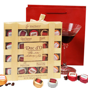 顺丰快递 比利时进口迪克多木盒酒心巧克力礼盒新年情人节礼物