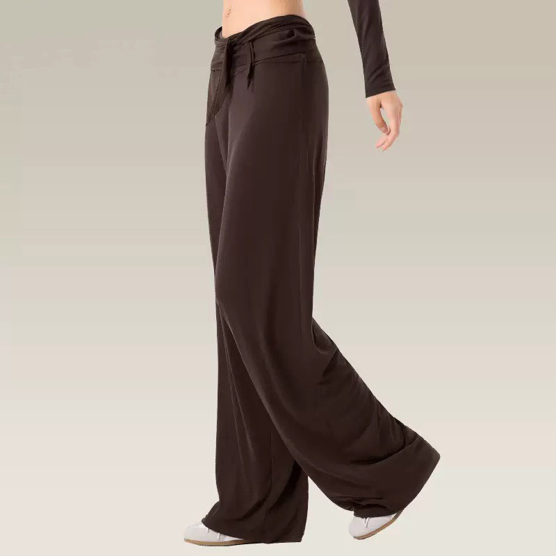 垂感阔腿裤女宽松透气健身遮肉显瘦直筒运动长裤速干(无飘带）,淘宝优惠券,粉丝福利购,淘宝优惠卷