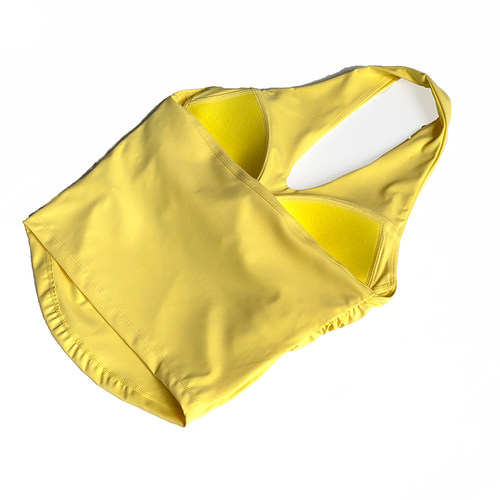 时尚撸铁猫挂脖文胸防震瑜伽背心女一体杯运动内衣速干健身服上衣 - 图3