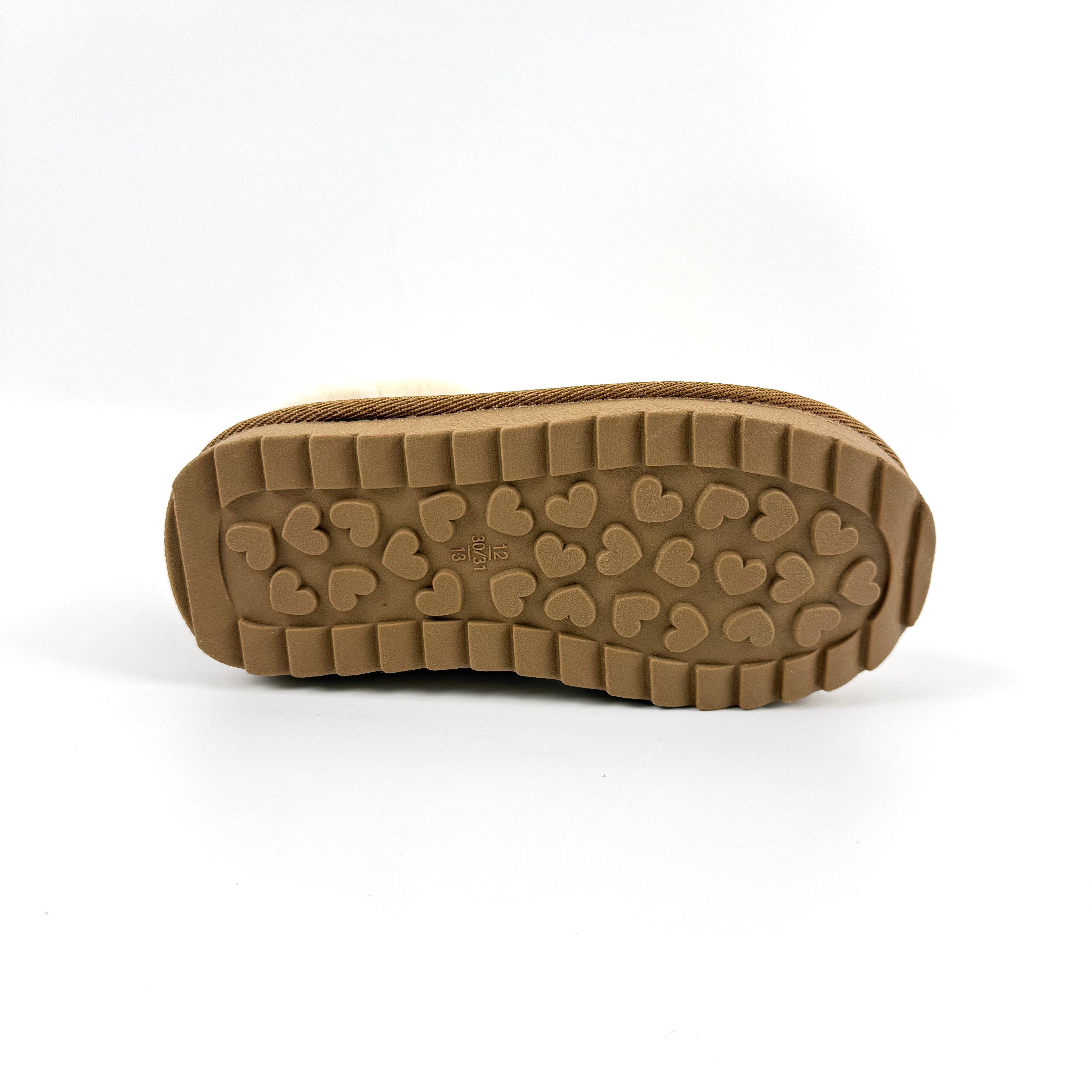 外贸出英国亲子款秋冬加绒保暖棉鞋轻便舒适时尚一脚蹬低帮雪地靴,淘宝优惠券,粉丝福利购,淘宝优惠卷