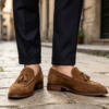 Men's vintage loafers old money style genuine leather