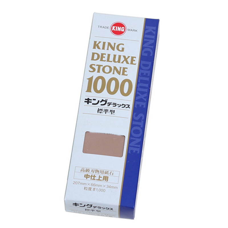 日本原装进口 KING 800 1000 1200目 寿司 料理 砥石 磨刀油石 - 图2