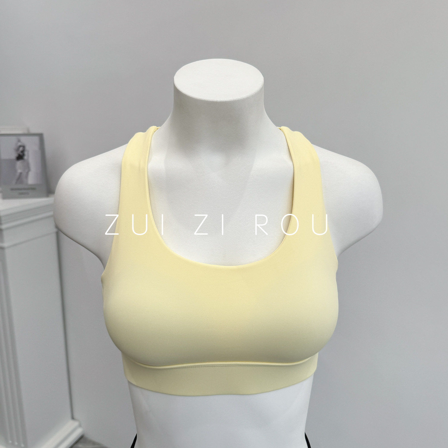 高强度防震运动背心女交叉美背一体式胸垫瑜伽内衣跑步健身文胸,淘宝优惠券,粉丝福利购,淘宝优惠卷