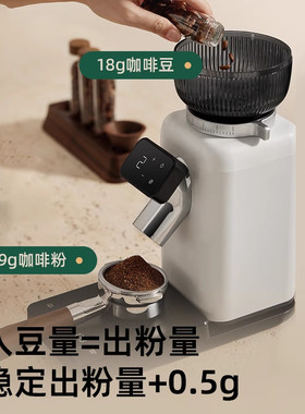 柏翠PE3788电动磨豆机咖啡豆全自动研磨家用小型意式手冲磨粉机