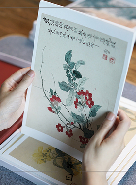 器曰推荐齐白石画片文艺礼品盒装