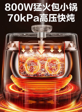 苏泊尔3升双胆智能高压电压力锅