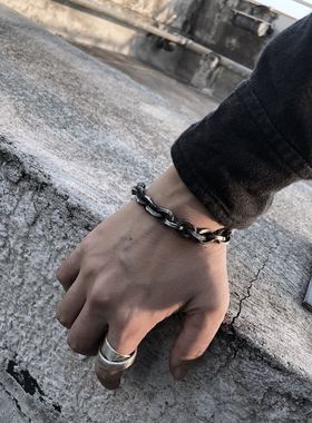 纯银手工闭口戒指