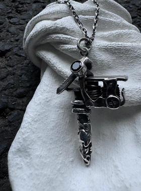 作品原创设计风纹身师暗黑吊坠