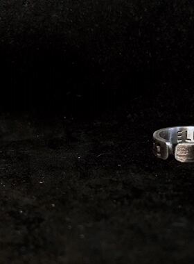 刻字手工设计师小众品牌风戒指