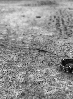 diy多层原创设计师德国银戒指