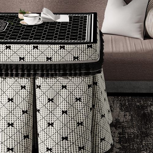 2025新款烤火罩烤火炉电暖桌烤火桌罩套被子正方形取暖桌布电炉罩 - 图2