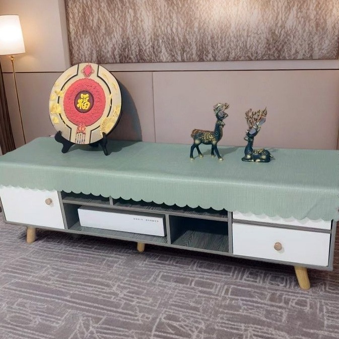 电视柜条几柜长条桌布防水防油防尘长桌布长方形电视机柜鞋柜盖布,淘宝优惠券,粉丝福利购,淘宝优惠卷