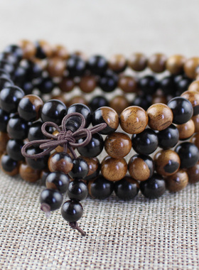 非洲手串紫光檀饰品礼物念珠