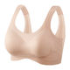 Seamless underwear women's skin tone opaque beautiful back push-up bra