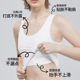 Corset long style for large breasts to appear smaller and flatter without any trace of breast shaping