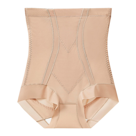 High-waisted tummy-controlling butt-lifting slimming pants for women, double-layered tummy-slimming pants
