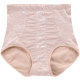 Mid-high waist butt lift and tummy control underwear without curling