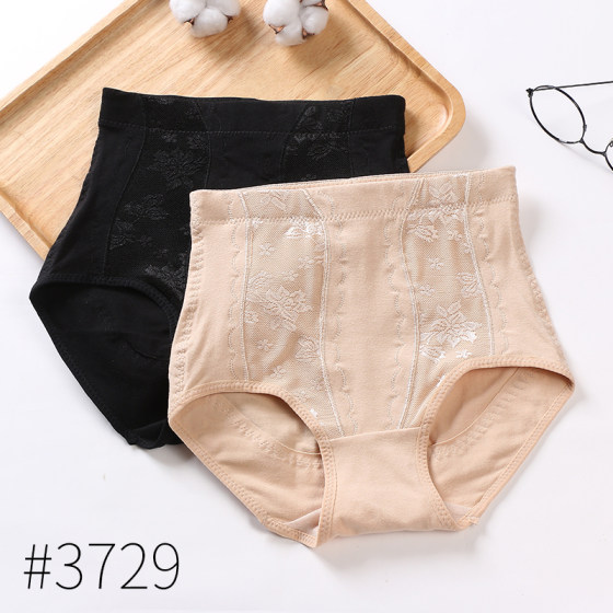 2 pairs of mid-high waist tummy control butt lifting women’s bondage underwear