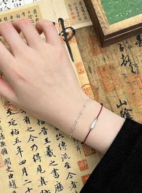 女款本命年手绳小银鱼复古