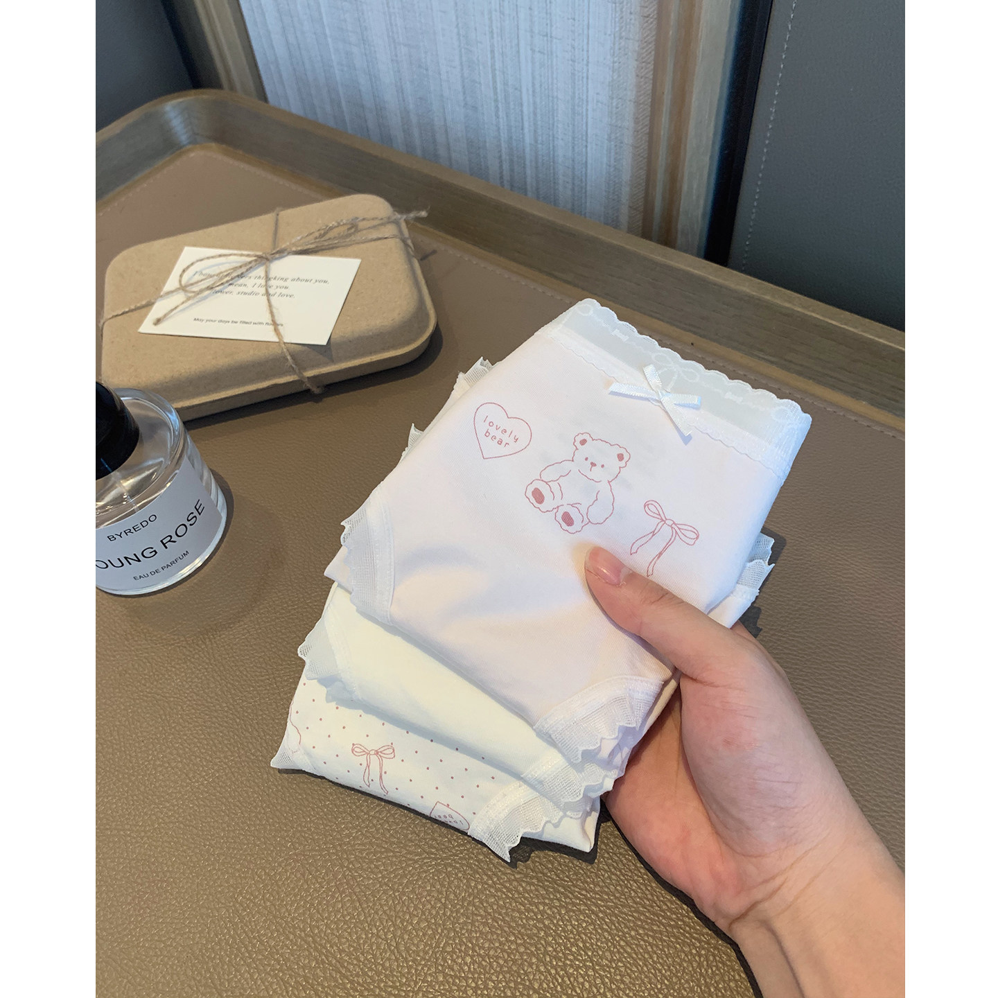 女大童亲肤透气三角内裤2026春季新品少女甜美蕾丝小短裤三条盒装,淘宝优惠券,粉丝福利购,淘宝优惠卷