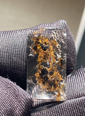 天然水晶针铁矿吊坠裸石男女款水晶饰品项链挂坠一物一图