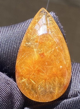 天然水晶发晶花吊坠男女款发晶饰品项链挂坠 一物一图