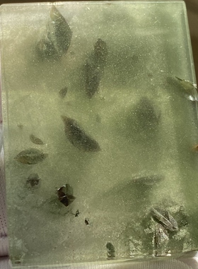 天然水晶绿幽灵包裹绿矿石吊坠裸石男女款水晶饰品项链挂坠
