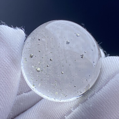 天然水晶满天星黄铜矿吊坠裸石男女款铜矿项链饰品挂坠 一物一图