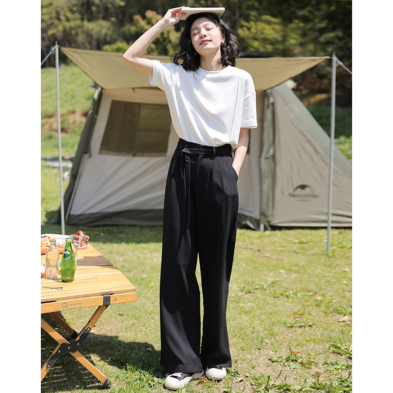 德玛纳2023春季新款高腰显瘦休闲裤 德玛纳休闲裤