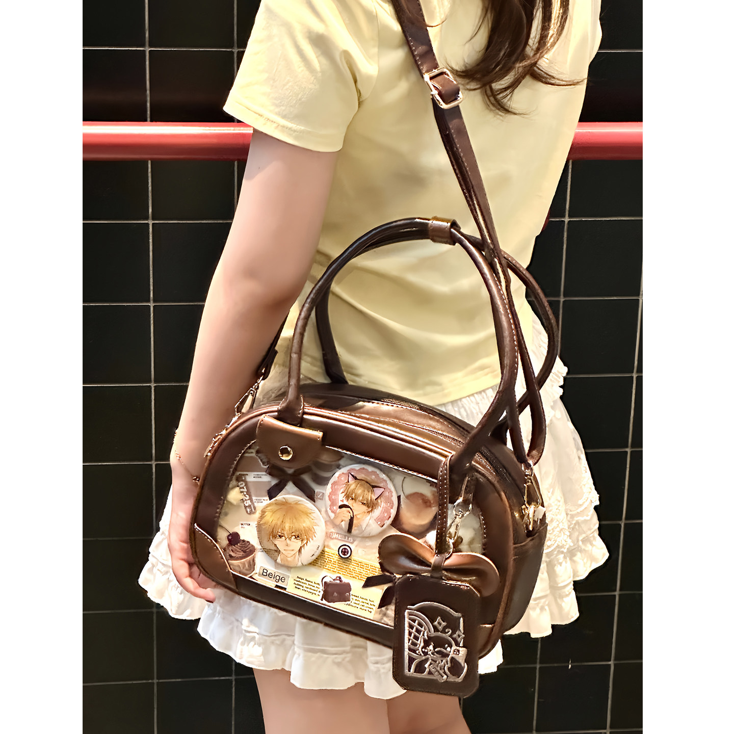 【复古鸭鸭】soda薄荷茶原创痛包20cm娃包日常女单肩托特包大容量,淘宝优惠券,粉丝福利购,淘宝优惠卷