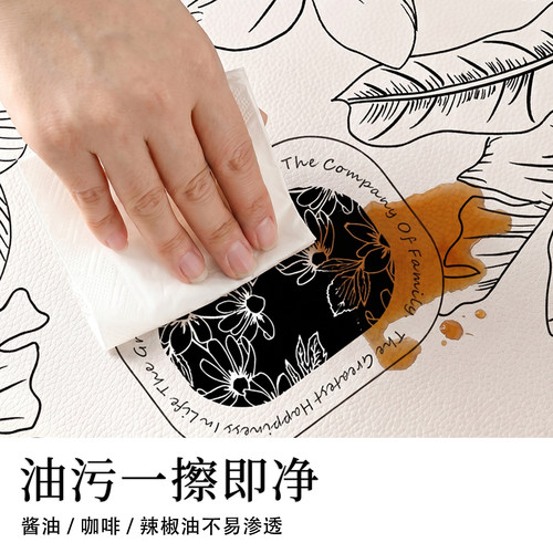 轻奢高级感电视柜餐边柜桌垫台面保护垫鞋柜酒柜防脏桌布玄关垫子 - 图0