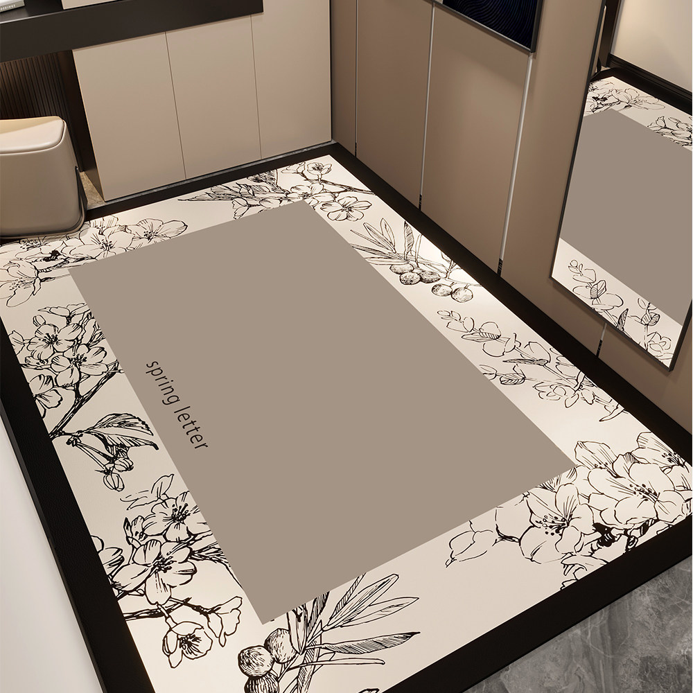 中古风入户门地垫高级感进门门垫防滑耐脏可裁剪玄关地毯脚垫,淘宝优惠券,粉丝福利购,淘宝优惠卷