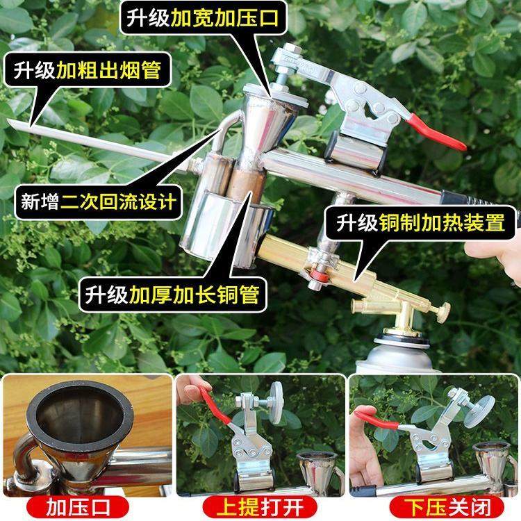 升级版2代杀螨烟雾机二次回流烟枪雾化器草酸熏蒸机通杀大小蜂螨,淘宝优惠券,粉丝福利购,淘宝优惠卷