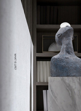 工艺摆件大客厅玄关软装人物雕塑