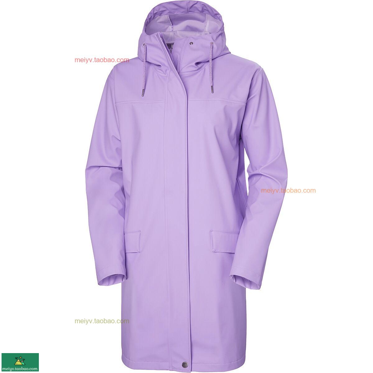 Helly Hansen Moss Rain外套大衣 女冲锋衣防水上衣户外徒步露营 - 图0