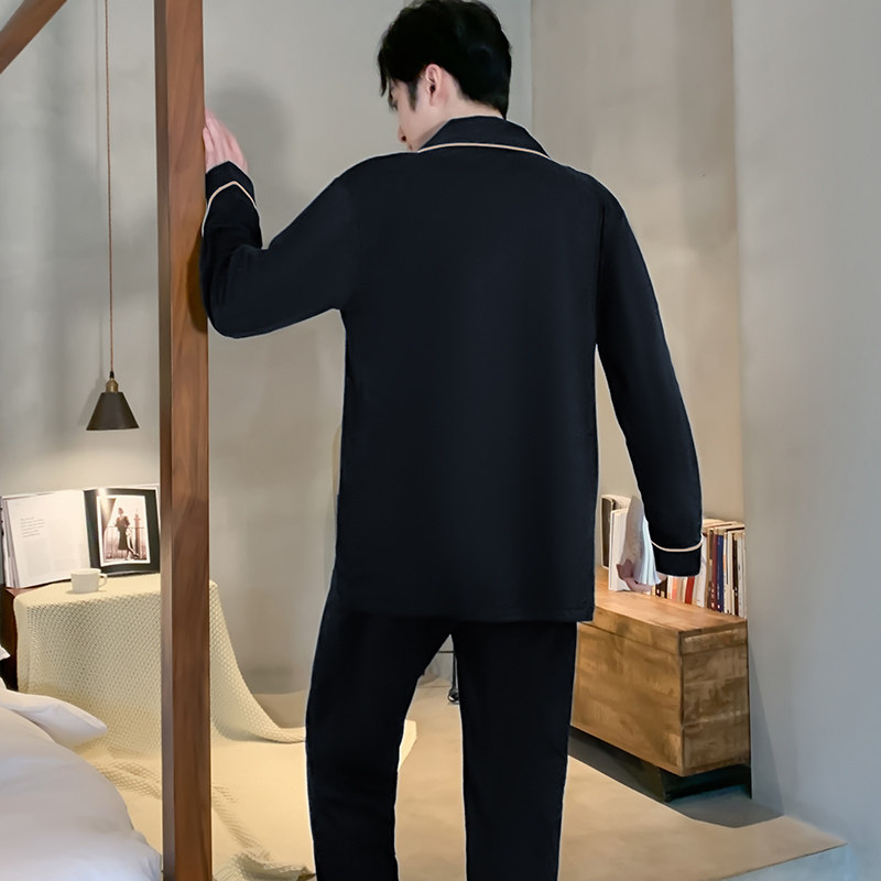 男士长袖纯棉春秋2023年新款睡衣 怀尔蔚卡卡睡衣/家居服套装
