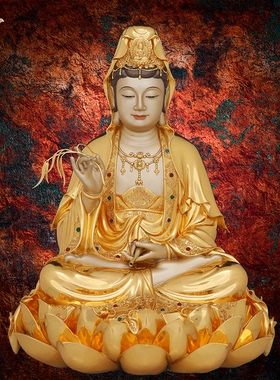 娑婆三圣释迦摩尼地藏王菩萨观音铜像佛祖如来观世音佛像东来紫