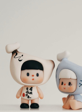 不二好运来新春限量吊卡 不二蕉个朋友系列吊卡萌粒潮玩手办礼物