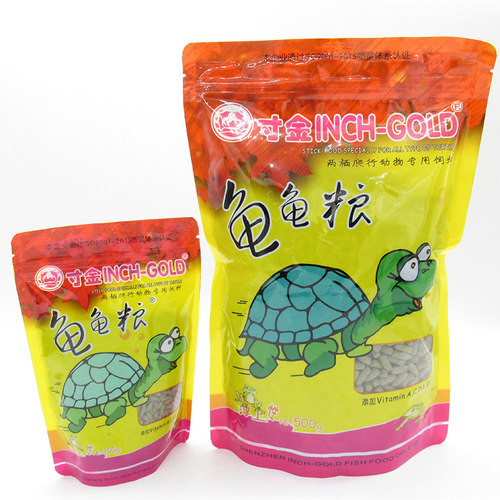 寸金inch-gold寸金龟龟粮龟粮乌龟饲料小龟粮巴西龟草龟鳄龟料 - 图0